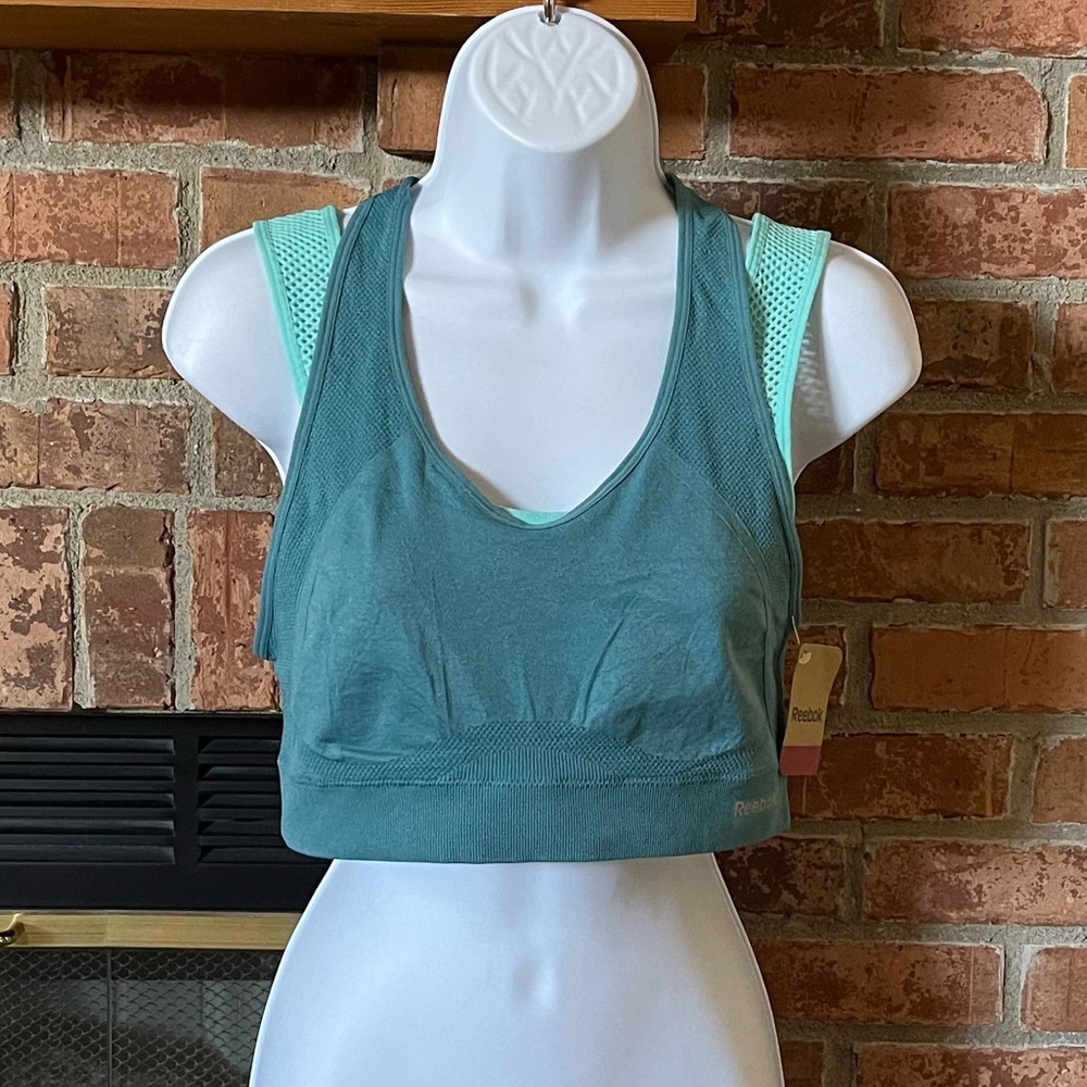 NWT Reebok Teal Sport Bra